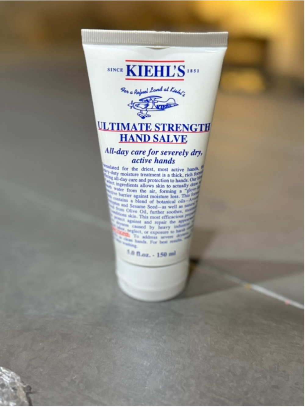 Kiehl's Ultimate Strength Hand Salve 5 oz 150ml Moisturizing Hand Cream - Picture 3 of 5